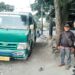 Sambangi Supir Angkutan Umum, Bhabinkamtibmas Himbau Keselamatan Diri Dan Penumpang