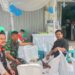 Sinergitas TNI POLRI, Bhabinkamtibmas Polsek Cibeureum Sambang Rutin ke Warga di Wilayah  Binaannya