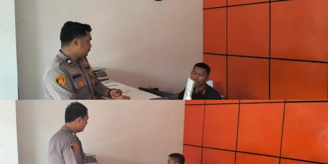 Cegah Gukamtibmas Polisi Patroli Kontrol Kantor Pos