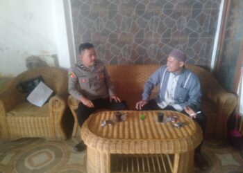 Unit Samapta Polsek Cibeureum laksanakan Dialogis dan Silaturahmi Dengan Tokoh Agama