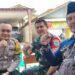 Bhabinkamtibmas Desa Sukaraja Polsek Sukaraja bersama dengan Babinsa Sukaraja melaksanakan kegiatan sambang Desa