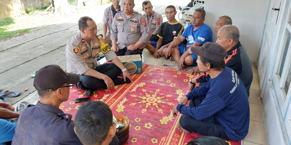 Polsek Cisaat gelar Ngariung sareng Kapolsek,tampung Aduan,saran dari masyarakat