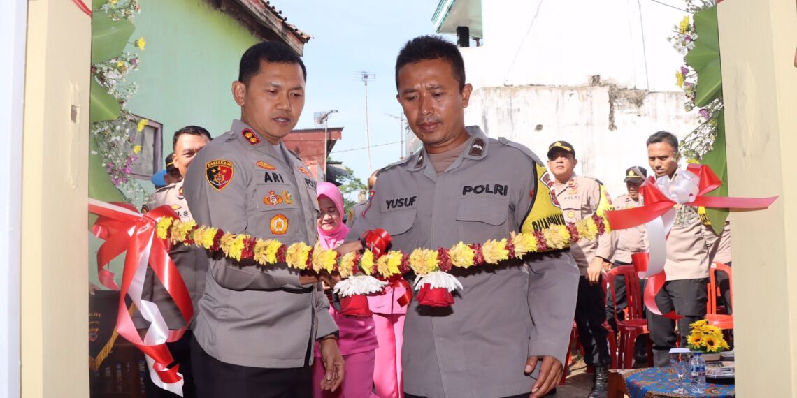 Kapolres Sukabumi Kota Resmikan Rutilahu Milik Aipda Yusuf