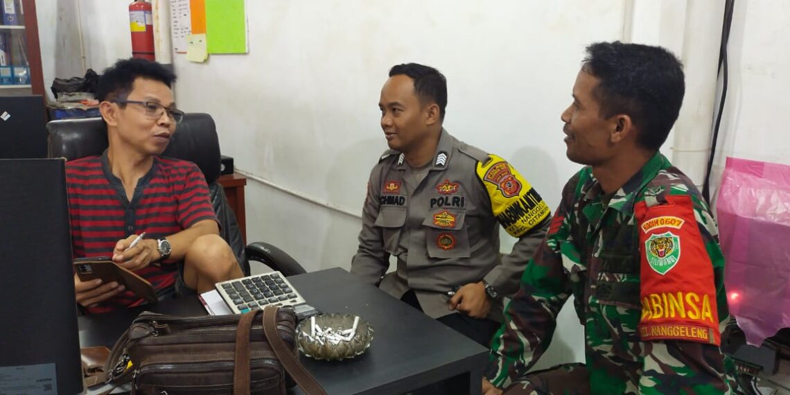 Sinergitas TNI-POLRI Bhabinkamtibmas bersama Babinsa   Sambangi Warga Binaan.