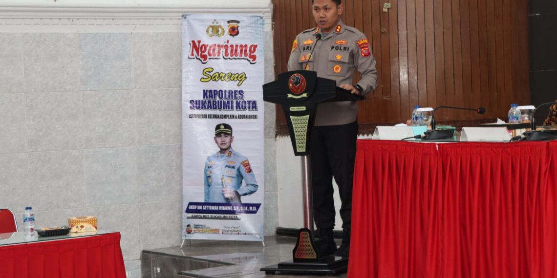 Ngariung di Mapolres, Kapolres Sukabumi Kota Ajak Warga Ciptakan Kondusifitas