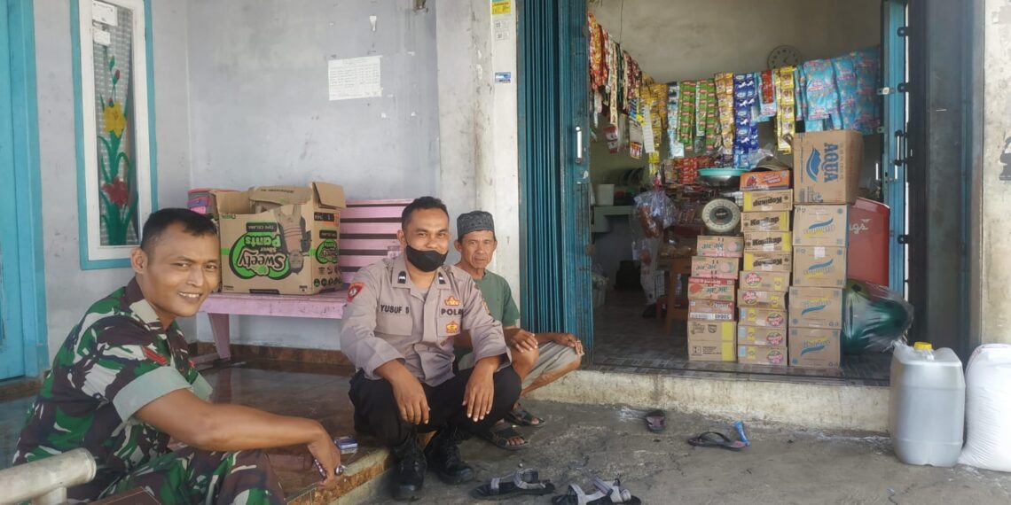 Sinergitas Bhabinkamtibmas dan Babinsa Jalin Komunikasi dengan Tokoh Pemuda dam masyarakat