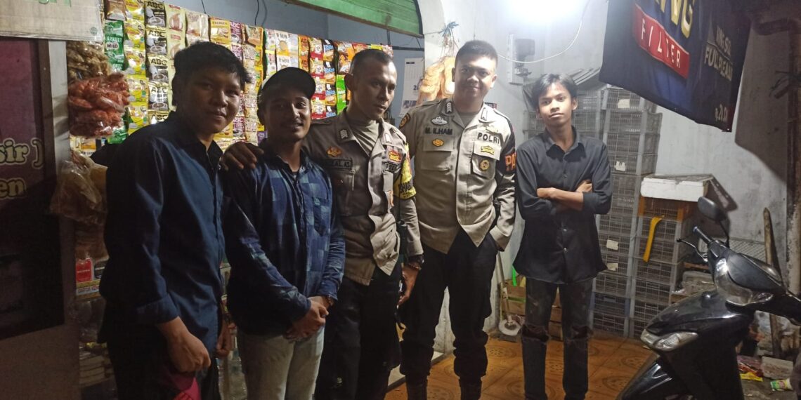 Patroli Malam Upaya Polsek Lembursitu Menjaga Kamtibmas di wilayah kecamatan Lembursitu