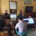 Bhabinkamtibmas bersama dengan Babinsa melakukan sambang silaturahmi terhadap panitia Pilkades