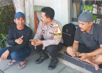 Polsek Lembursitu Sapa Warga  Sampaikan Himbauan Kamtibmas