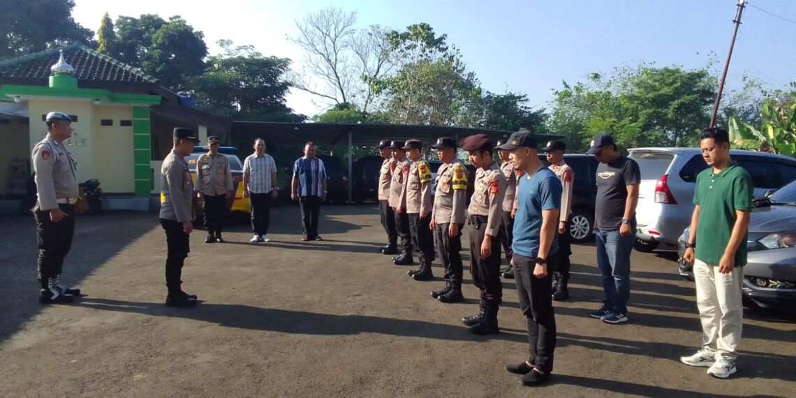 Polsek Citamiang Gelar Apel Pagi Sebagai Bentuk Kedisiplinan.