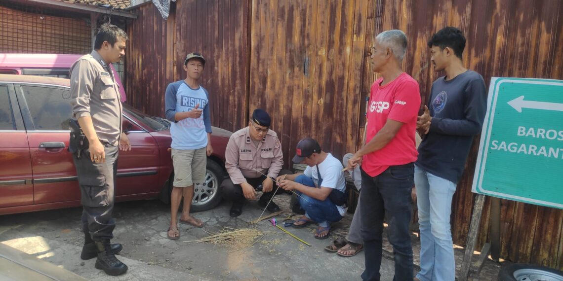 Personel Polsek Kebon Pedes Cegah Gangguan Kamtibmas