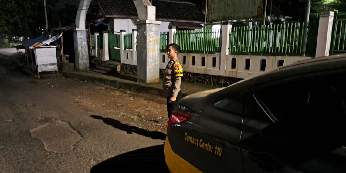 Polsek Citamiang Tingkatkan Patroli Strong Point Antisipasi Gangguan Kamtibmas Di Malam Hari