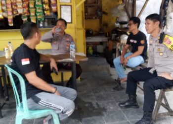 POLSEK SUKARESMI KUNJUNGI PEDAGANG WARGA BINAAN