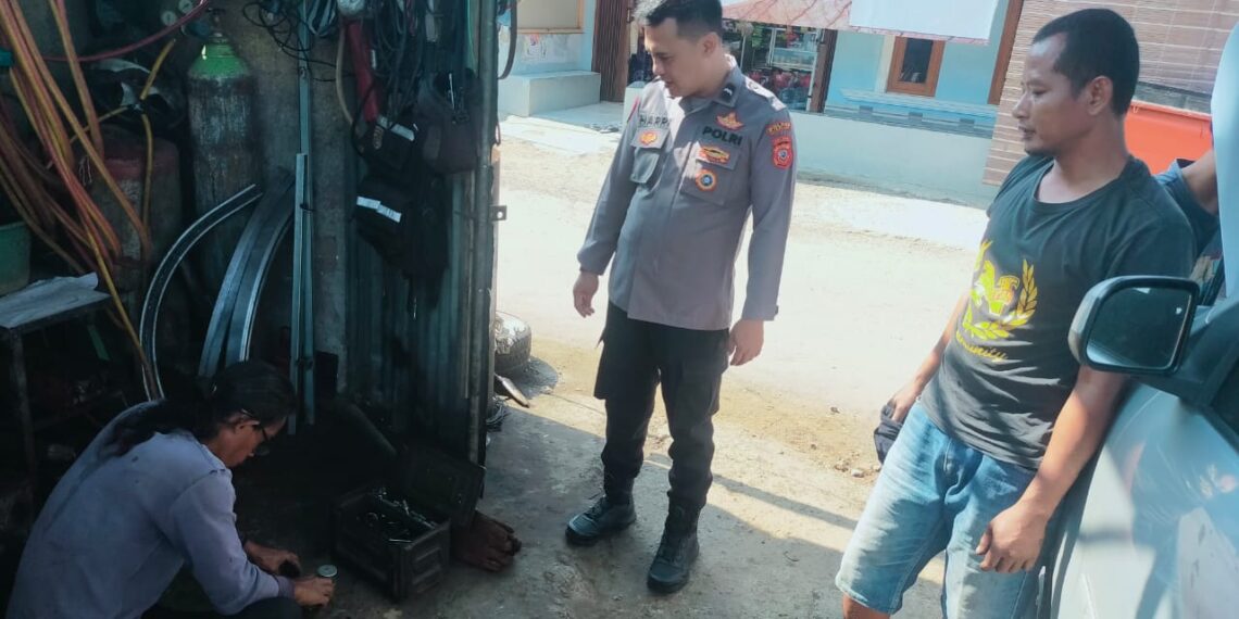 Himbauan di masa Long Weekend Pasca Hari Raya Idul Adha 1444 H Disampaikan oleh Bhabinkamtibmas Polsek Cibeber