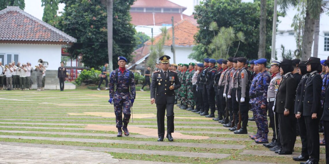 Polres Cianjur Gelar Upacara Hari Bhayangkara Ke-77 Tahun 2023