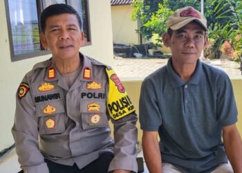 GIAT POLISI RW OLEH KAPOLSEK CIDAUN, INTENSIFKAN SAMBANG DAN SILATURAHMI KEPADA WARGA