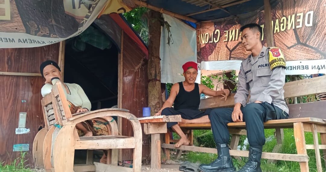 DDS Bhabinkamtibmas Polsek Cugenang Serap Informasi Masyarakat