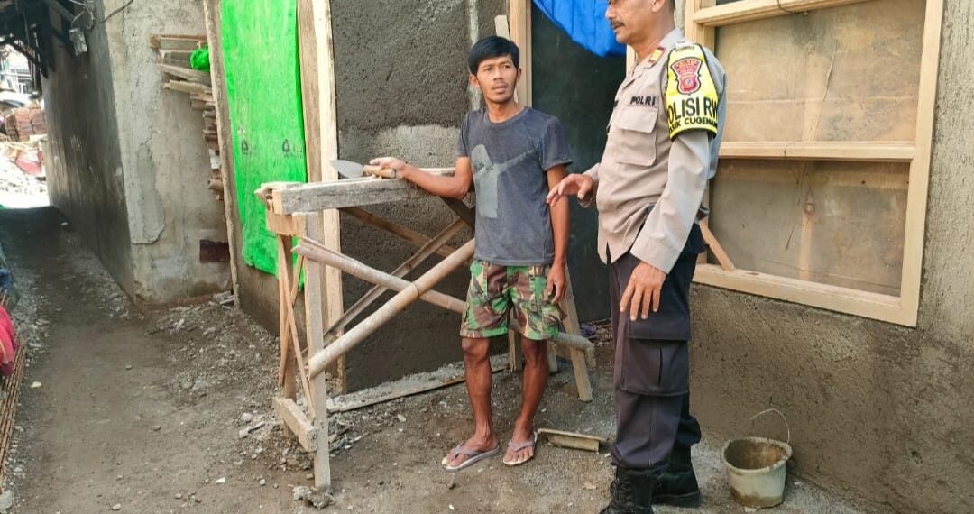 Kanit Binmas Sambangi Warga Sampaikan Pesan Kamtibmas
