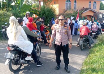 Kanit reskrim polsek kadudampit pimpin pelaksanaan Pengamanan Giat samenan Kenaikan Kelas