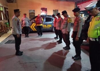 Antisipasi Kerawanan Malam Minggu, Polsek Cisaat Gelar Patroli KRYD