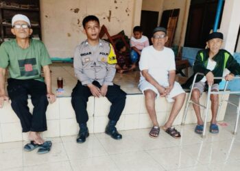 Jaga Silaturahmi, Bhabinkamtibmas Polsek Gunungguruh Sambangi Warga Binaan