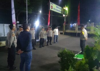 Polsek Citamiang Gelar Apel Kegiatan Rutin Yang Ditingkatkan (KRYD). Antisipasi Gangguan Kamtibmas,