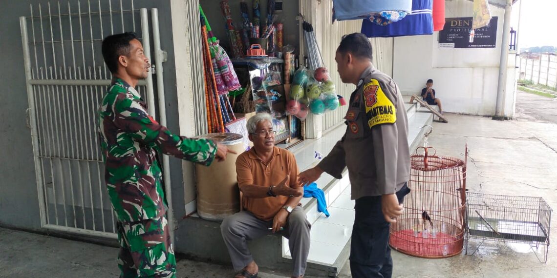 Sinergitas TNI-POLRI Bhabinkamtibmas dan Babinsa Sambangi Warga Binaan.
