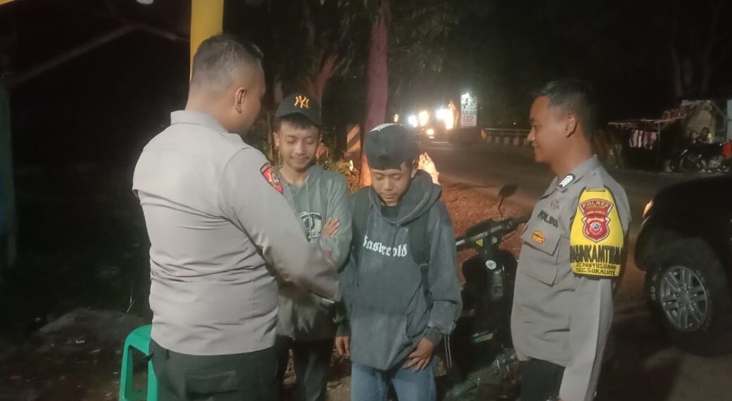Kegiatan Rutin Yang Ditingkatkan (KRYD) Malam Di Wilayah Polsek Sukaluyu