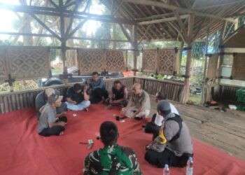 Bhabinkamtibmas Dan Babinsa Desa Tegallega Hadiri Pertemuan Ketua RT