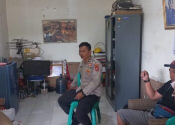 Bhabinkamtibmas Aktifkan Sambang Sampaikan Pesan Kamtibmas