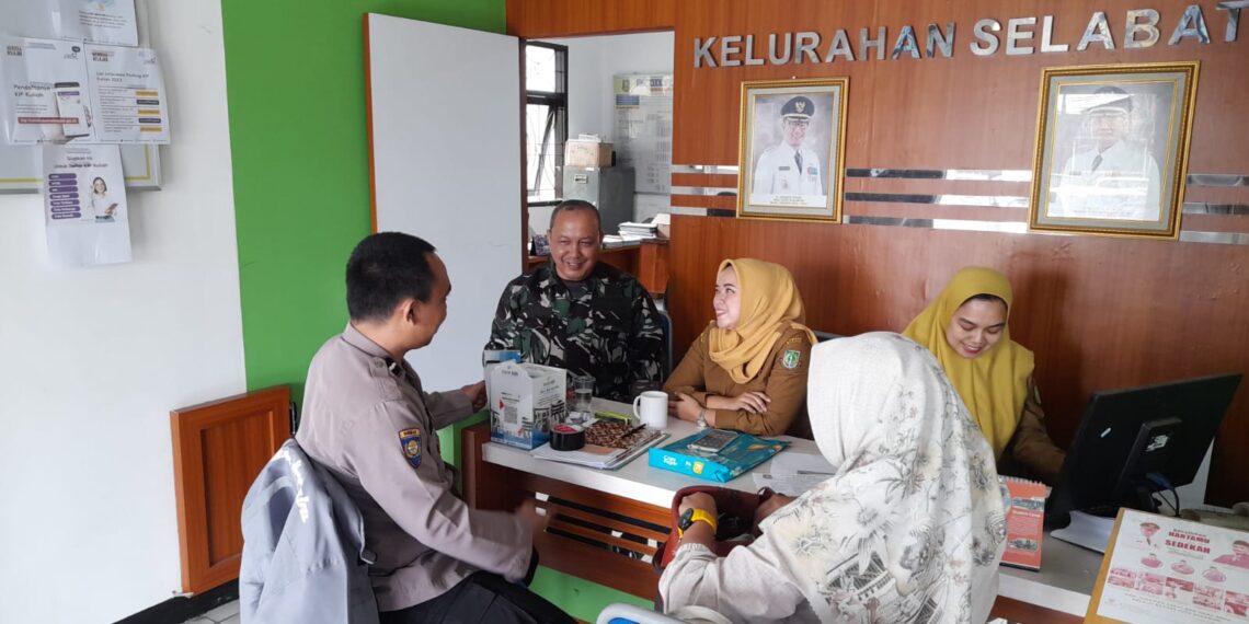 Polsek Cikole Laksanakan Giat Sinergitas Tiga Pilar