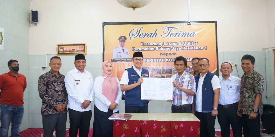 Wali Kota Sukabumi Hadiri Serah-Terima Prasarana Utilitas Perumahan Subangjaya Residence