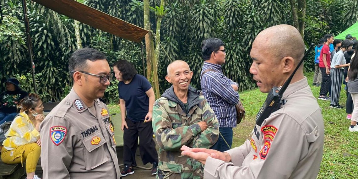 BHABINKAMTIBMAS DESA SUDAJAYA GIRANG MEMBERIKAN HIMBAUAN KEPADA WARGA
