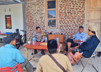 Pesan Kamtibmas Disampaikan Saat Bhabinkamtibmas Sambang Warga Binaan