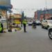 Gatur Lalu Lintas Polsek Warudoyong  Paska melintas Kereta Api Pangrango