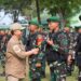 Pelepasan 450 Personil Satgas Pamtas Statis RI-Png Yonif 310