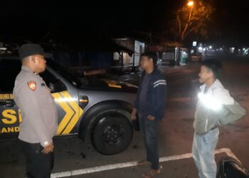 Gencarkan Patroli KRYD, Upaya Polsek Mande Cegah Kejahatan Jalanan Pada Malam Hari