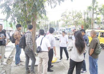 Sidak Proyek Pedestrian Oleh Komisi II DPRD Kota Sukabumi