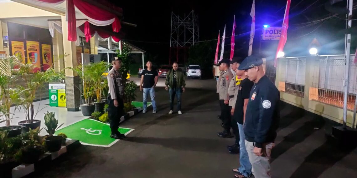 Polsek Citamiang Gelar Apel Kegiatan Rutin Yang Ditingkatkan (KRYD). Antisipasi Gangguan Kamtibmas,