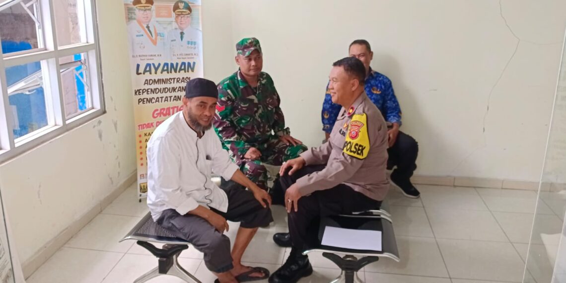 Kapolsek Sukaraja Silaturahmi Dengan Tokoh Masyarakat