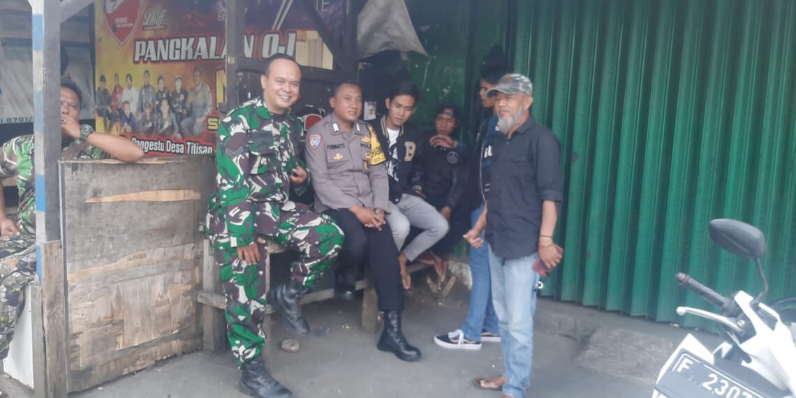 Sinergitas TNI – POLRI , Bhabinkamtibmas Bersama Babinsa Melaksanakan Sambang Warga Binaan
