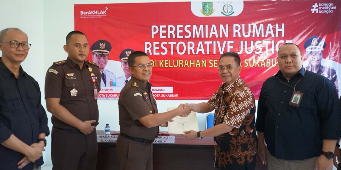 Wakil Wali Kota Sukabumi Resmikan Rumah Restorative Justice