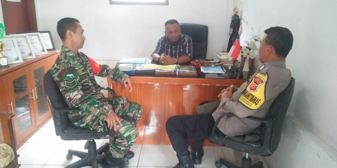 Sinergitas TNI Polri, Bhabinkamtibmas dan Babinsa Pererat Tali Silaturahmi Dengan Tokoh Agama