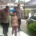 Polsek Baros antarkan anak ke Dinas Sosial Kota Sukabumi.