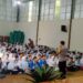 Kapolsek Gunungpuyuh Memberikan materi dalam Masa Pengenalan Lingkungan Sekolah (MPLS) kelas X di SMA Negeri 2 Kota Sukabumi