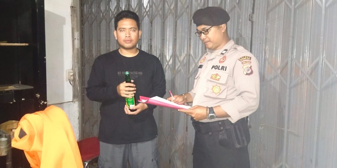 MELALUI OPERASI KRYD, POLSEK CISAAT  BERHASIL AMANKAN  MIRAS