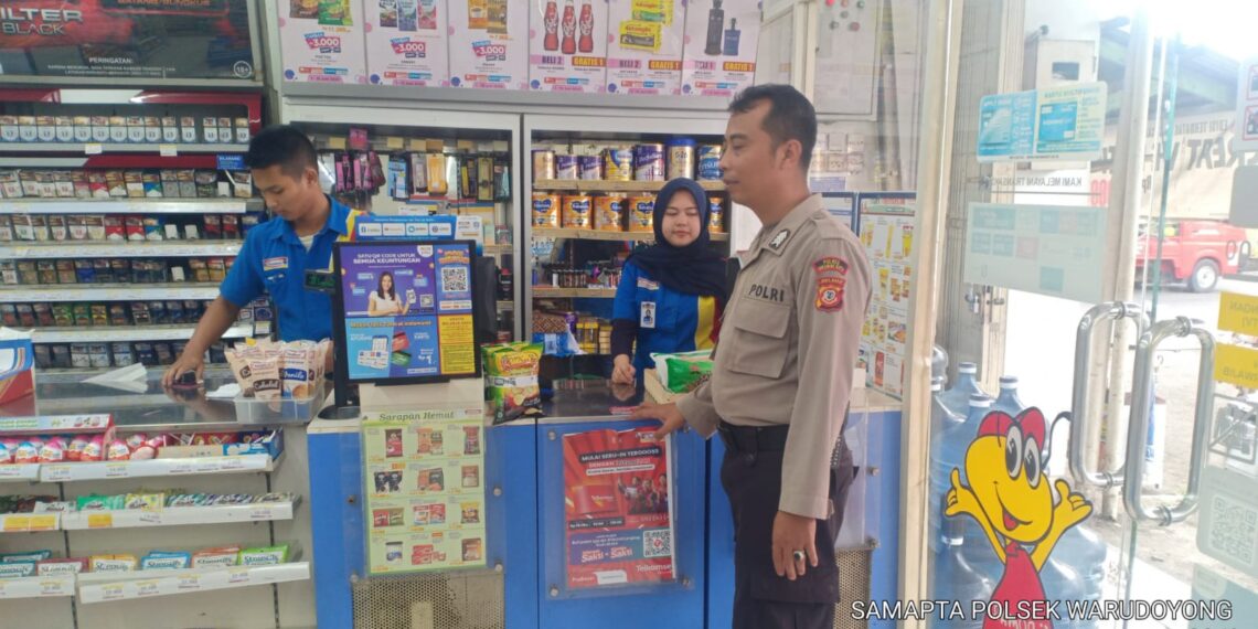 Anggota Samapta Polsek Warudoyong Laksanakan Patroli dialogis di Siang Hari Guna Antisipasi Gukamtibmas
