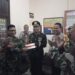 HUT Bhayangkara 77, Koramil Sukabumi Memberikan Suprise Kepada Polsek Sukabumi