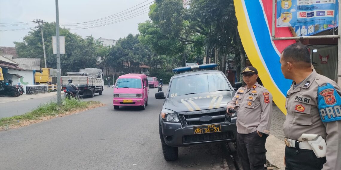 Antisipasi Tawuran Pelajar, Kapolsek Kebon Pedes Pimpin langsung Patroli Wilayah Kecamatan Kebon Pedes