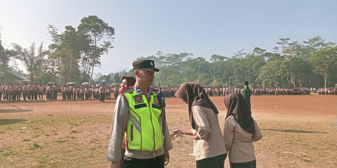 Polsek Cireunghas Hadiri Upacara HUT Gerakan Pramuka lndonesia Ke 62